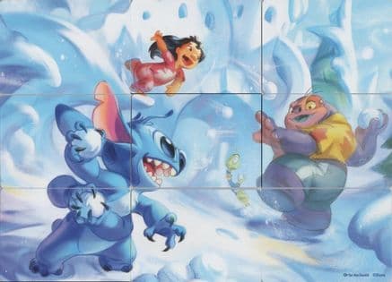 Winterspell Snowball Fight Puzzle Insert (Set of 9) — Winterspell