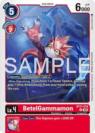 BetelGammamon - BT21-019 (Reprint) — Advanced Booster Digimon Generation