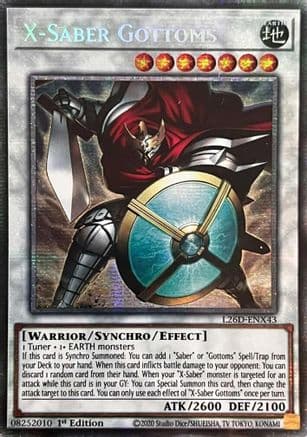 X-Saber Gottoms (Starlight Rare) — Legendary Modern Decks 2026