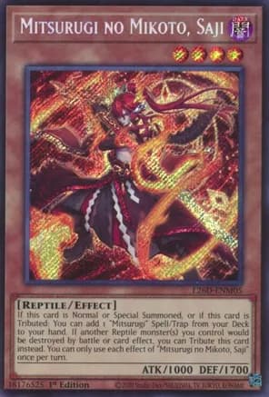 Mitsurugi no Mikoto, Saji (Secret Rare) — Legendary Modern Decks 2026