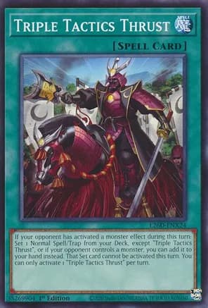 Triple Tactics Thrust - L26D-ENX24 — Legendary Modern Decks 2026