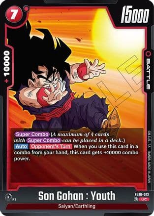 Son Gohan : Youth - FB10-013 — Dragon Ball Super: Fusion World card