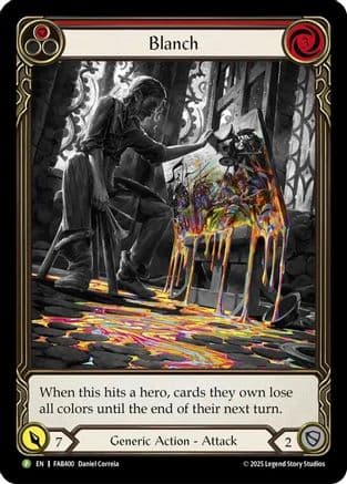 Blanch (Red) - FAB400 — Flesh and Blood: Promo Cards Flesh and Blood card by Daniel Comerci