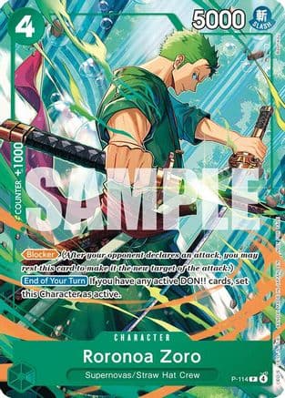 Roronoa Zoro (114) — One Piece Promotion Cards