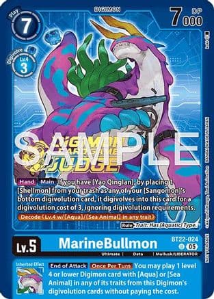 MarineBullmon (Judge Pack 9) — Cyber Eden
