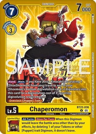 Chaperomon (Judge Pack 9) — Cyber Eden