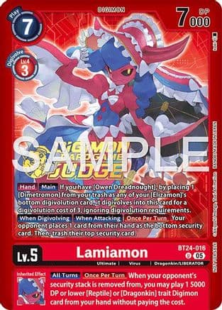Lamiamon (Judge Pack 9) — Time Stranger