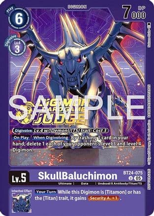 SkullBaluchimon (Judge Pack 9) — Time Stranger