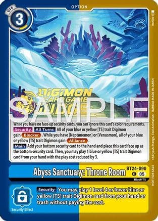 Abyss Sanctuary: Throne Room (Judge Pack 9) — Time Stranger