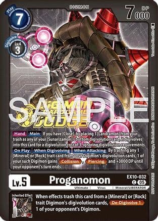 Proganomon (Judge Pack 9) — Sinister Order