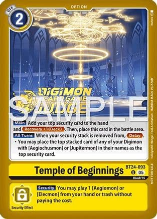 Temple of Beginnings (Judge Pack 9) — Time Stranger