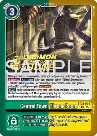Central Town: Throne Room (Judge Pack 9) — Time Stranger