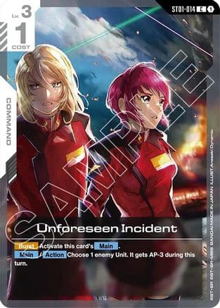 Unforeseen Incident — Starter Deck 09: Destiny Ignition