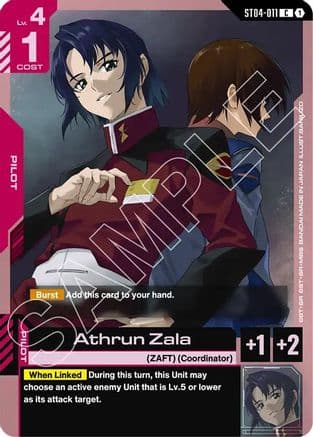 Athrun Zala — Starter Deck 09: Destiny Ignition