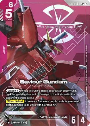 Saviour Gundam (LR+) — Starter Deck 09: Destiny Ignition