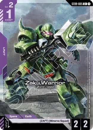 Zaku Warrior (C+) — Starter Deck 09: Destiny Ignition