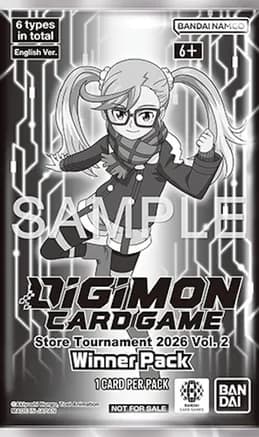 Store Tournament 2026 Vol. 2 Winner Pack — Digimon Promotion Cards