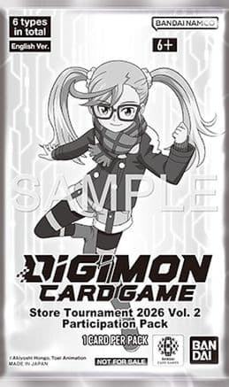 Store Tournament 2026 Vol. 2 Participation Pack — Digimon Promotion Cards