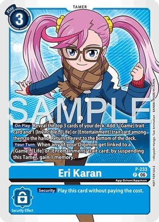 Eri Karan (Store Tournament 2026 Vol. 2 Participation Pack) — Digimon Promotion Cards