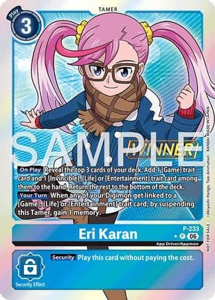 Eri Karan (Store Tournament 2026 Vol. 2 Winner Pack) — Digimon Promotion Cards