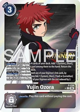 Yujin Ozora (Store Tournament 2026 Vol. 2 Winner Pack) — Digimon Promotion Cards