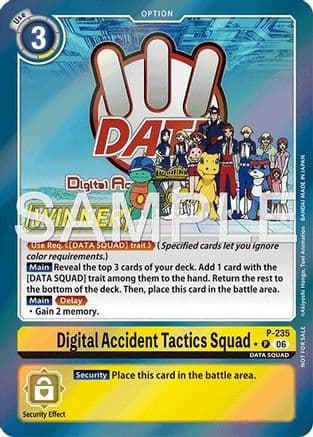 Digital Accident Tactics Squad (Store Tournament 2026 Vol. 2 Winner Pack) — Digimon Promotion Cards