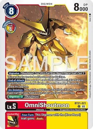 OmniShoutmon (Reprint) — Advanced Booster Digimon Generation