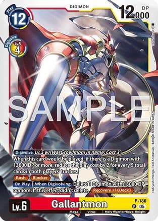 Gallantmon - P-186 (Reprint) — Advanced Booster Digimon Generation