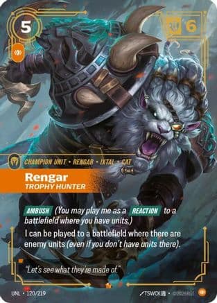 Rengar - Trophy Hunter — Unleashed