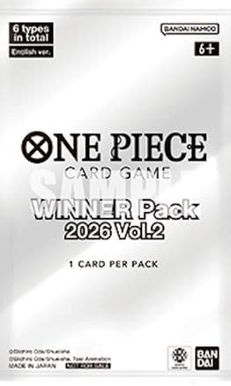 Winner Pack 2026 Vol. 2 — One Piece Promotion Cards