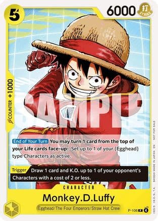 Monkey.D.Luffy (Tournament Pack 2026 Vol. 2) — One Piece Promotion Cards