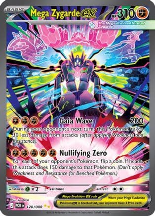 Mega Zygarde ex - 120/088 — Pokémon TCG card