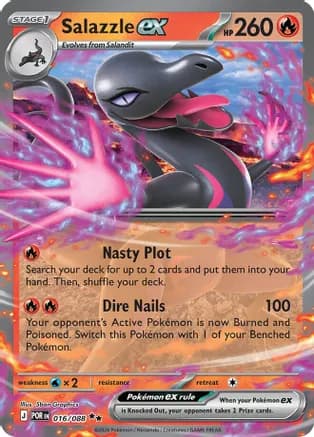 Salazzle ex - 016/088 — ME03: Perfect Order