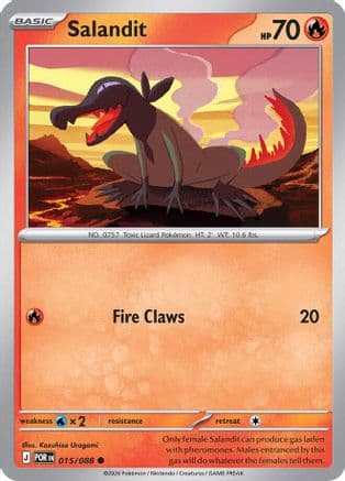 Salandit — ME03: Perfect Order Pokémon TCG card by TOKIYA