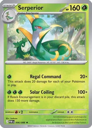 Serperior — ME03: Perfect Order Pokémon TCG card by 5ban Graphics