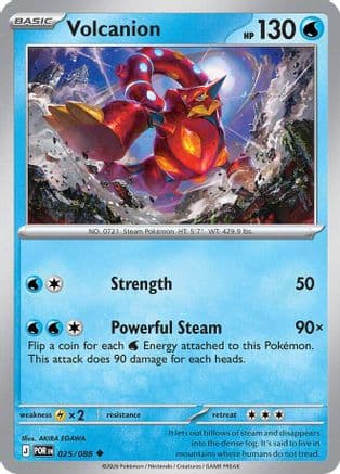 Volcanion — ME03: Perfect Order Pokémon TCG card by nagimiso