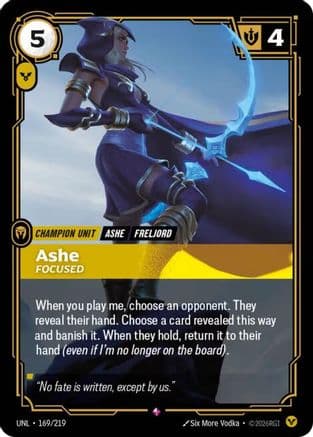 Ashe - Focused — Unleashed