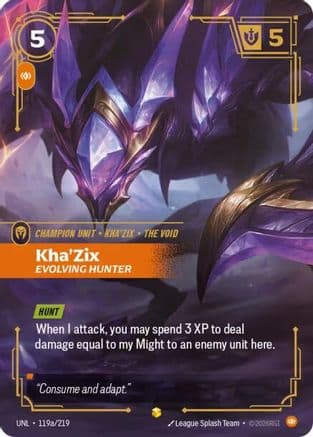Kha'Zix - Evolving Hunter (Alternate Art) — Unleashed