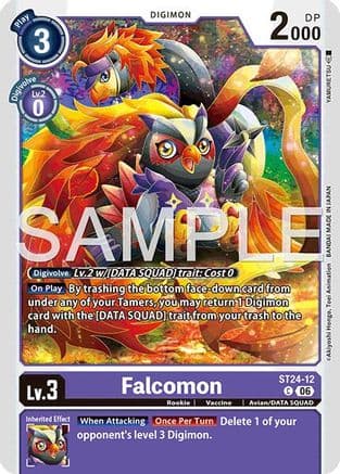Falcomon — Starter Deck 24: Data Squad