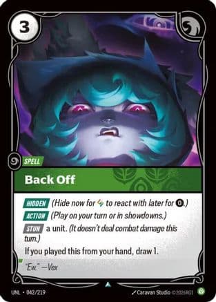 Back Off — Unleashed