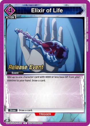 Elixir of Life — UE17BT: SOLO LEVELING Release Event Cards