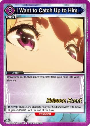 I Want to Catch Up to Him — UE17BT: SOLO LEVELING Release Event Cards
