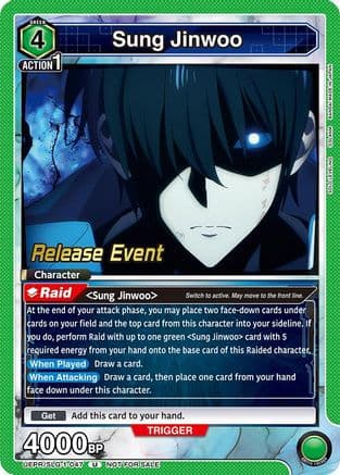 Sung Jinwoo (047) — UE17BT: SOLO LEVELING Release Event Cards