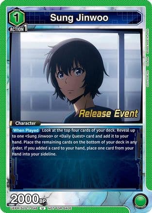 Sung Jinwoo (046) — UE17BT: SOLO LEVELING Release Event Cards