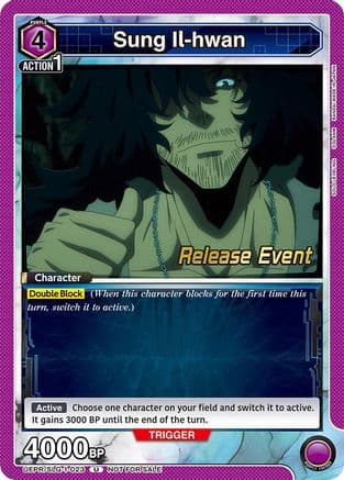 Sung Il-hwan — UE17BT: SOLO LEVELING Release Event Cards