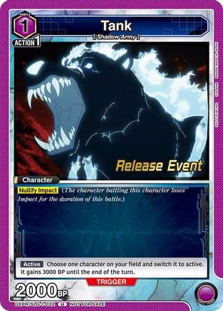 Tank — UE17BT: SOLO LEVELING Release Event Cards