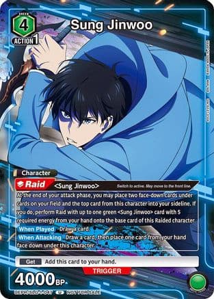 Sung Jinwoo (047) (Release Event Participation) — UE17BT: SOLO LEVELING Release Event Cards