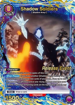 Shadow Soldiers (C*) — UE17BT: SOLO LEVELING Release Event Cards