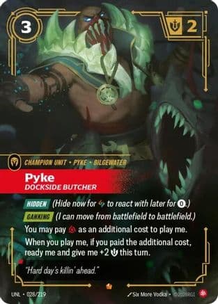 Pyke - Dockside Butcher — Unleashed