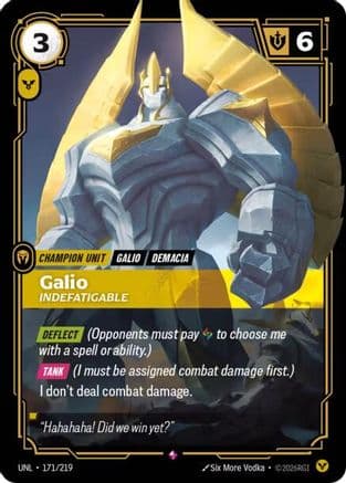 Galio - Indefatigable — Unleashed